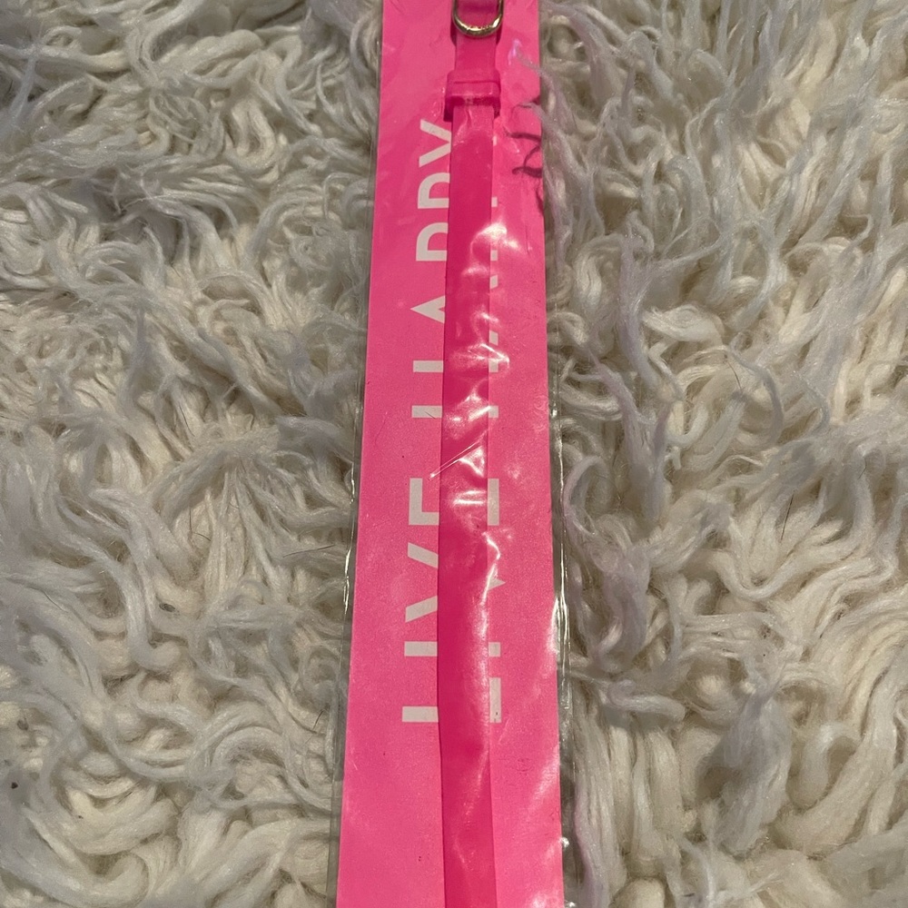 New Keep Collective Pink Silicone Bracelet